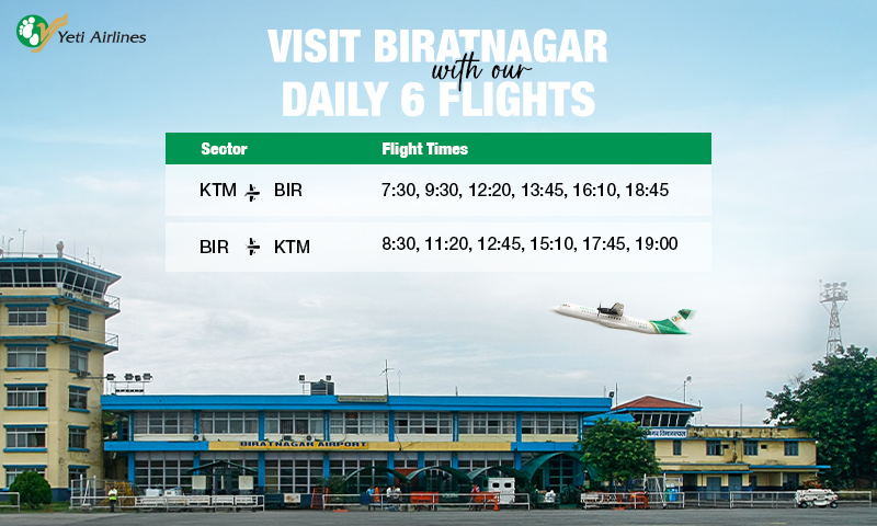 Kathmandu to Biratnagar Flight